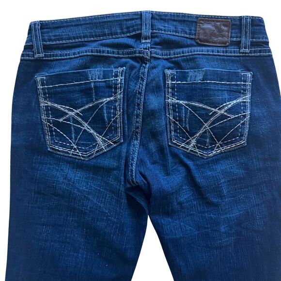 BKE Buckle Stella Boot Jeans Women's Sz 29 29x31 Blue Low Rise Bootcut cowgirl - Picture 15 of 16